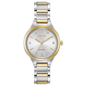 Citizen Women's Gold and Silver Eco-Drive Watch